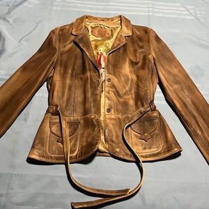 Ladies Leather Jacket. Large